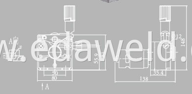 DC24V 25W Wire Feeder Single Drive